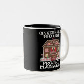 Gingerbread House Project Manager-Baker Tweekleurige Koffiemok (Voorkant rechts)