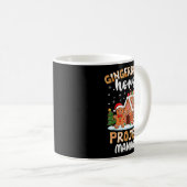 Gingerbread House Project Manager Christmas Cookie Koffiemok (Voorkant rechts)