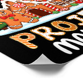 Gingerbread House Project Manager Christmas Cookie Poster (Hoek)