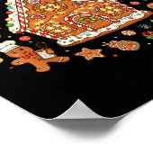 Gingerbread House Project Manager Cookie Baking Fu Poster (Hoek)