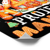 Gingerbread House Project Manager Decorating Bakin Poster (Hoek)