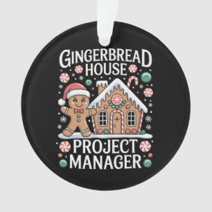 Gingerbread House Projectmanager Koekjes Bakken  Ornament
