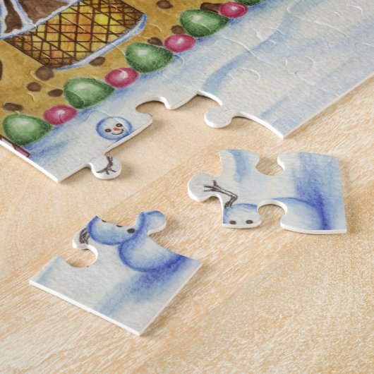 Gingerbread House Puzzel (Zijkant)