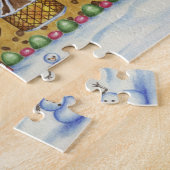 Gingerbread House Puzzel Legpuzzel (Zijkant)