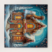 Gingerbread House Puzzel Legpuzzel (Horizontaal)