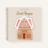 Gingerbread House Recipe Notebook Notitieboek (Voorkant)