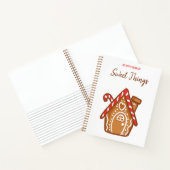 Gingerbread House Recipe Notebook Notitieboek (Binnen)