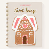 Gingerbread House Recipe Notebook Notitieboek (Voorkant)