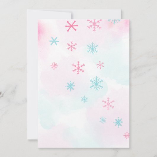 Gingerbread House Roze Kerstmis Decorating Party Kaart (Achterkant)