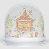 Gingerbread House Snow Globe  Sneeuwbol (Voorkant)