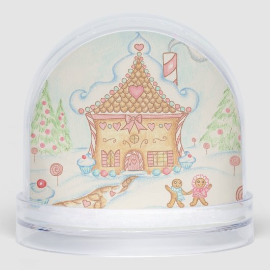 Gingerbread House Snow Globe  Sneeuwbol (Voorkant)