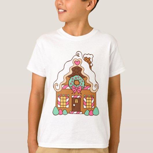 Gingerbread House T-shirt van kind (Voorkant)