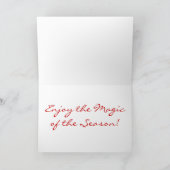 Gingerbread House Vakantie Kaart (Binnen)