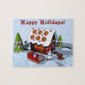 Gingerbread House vakantie puzzels (Horizontaal)