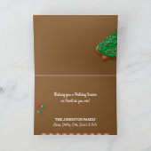 Gingerbread House van ons huis tot uw vakantie Kaart (Binnen)