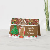 Gingerbread House van ons huis tot uw vakantie Kaart (Voorkant)