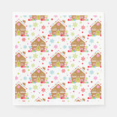 Gingerbread House – Whimsical Christmas Design Servet (Voorkant)