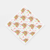 Gingerbread House – Whimsical Christmas Design Servet (Hoek)