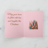 Gingerbread Houses Kitsch Germanic Christmas  Kaart (Binnen)