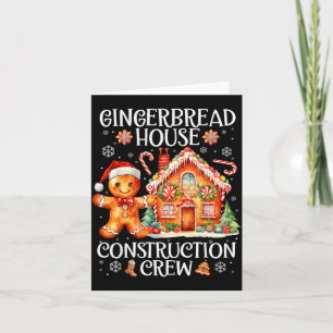 Gingerbread Huis Bouwploeg Koekjes Bakken Kaart