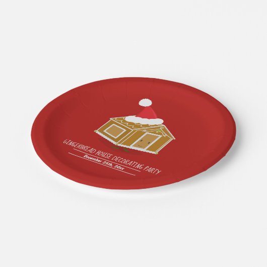 Gingerbread Huis Decoreren Party Paper Bord (Gekanteld)