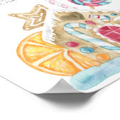 Gingerbread huis - hoe groot is mama's buik spel poster (Hoek)