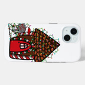 Gingerbread huis Hoesje-Mate iPhone case (Achterkant (horizontaal))
