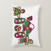 Gingerbread huis kunst plezier accent kussen (Voorkant(Verticaal))