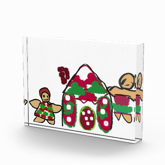 Gingerbread huis kunst plezier fotoblokken (Rechts)