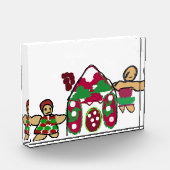 Gingerbread huis kunst plezier fotoblokken (Links)