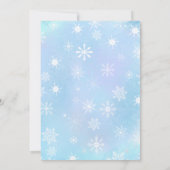 Gingerbread huis met chocolade kussen verplaatsen aankondiging (Achterkant)