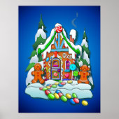 GINGERBREAD HUIS VAN SHARON SHARPE POSTER (Voorkant)