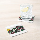 Gingerbread huis vreugde liefde kartonnen onderzetters (Insitu)