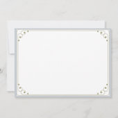 GINGERBREAD HUIS XMAS GALA PARTY UITNODIGING (Achterkant)