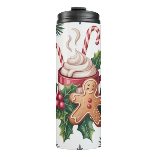 Gingerbread & Hulst Plezier Thermosbeker (Voorkant)