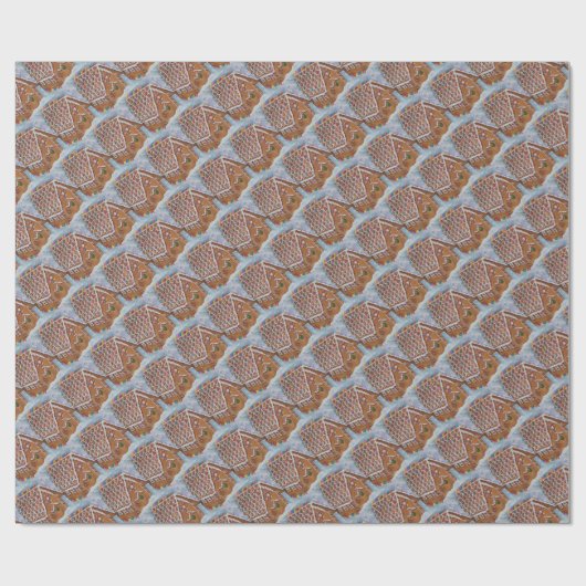 GINGERBREAD HUUSE CADEAUPAPIER (Vlak)
