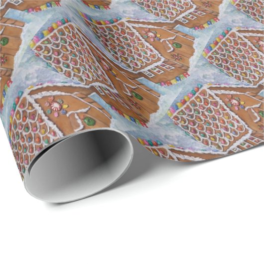 GINGERBREAD HUUSE CADEAUPAPIER (Rol Hoek)