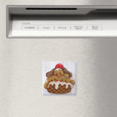 Gingerbread Ice Cream Sweeties Magnet (Insitu (Vaatwasser))
