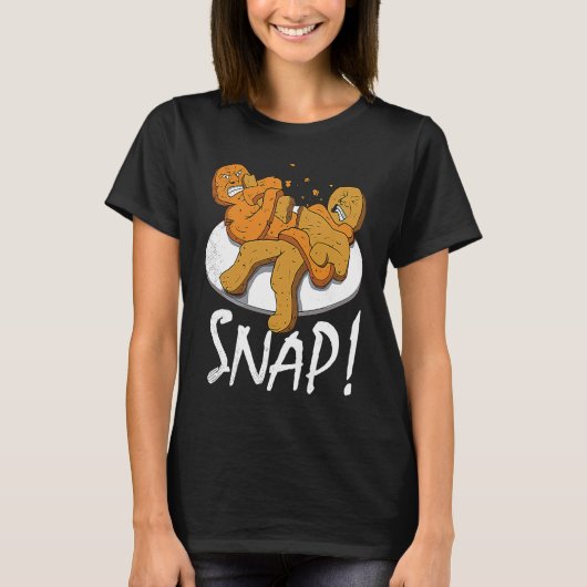 Gingerbread in Jiu jitsu Armbar BJJ T-shirt (Voorkant)