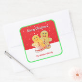 Gingerbread in Snow Sticker (Envelop)