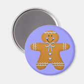 Gingerbread Jongen Koelkast Magneet (Voorkant / Achterkant)