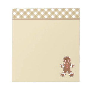 Gingerbread Jongens Notitieblok