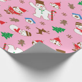 Gingerbread Joy Cadeaupapier (Hoek)