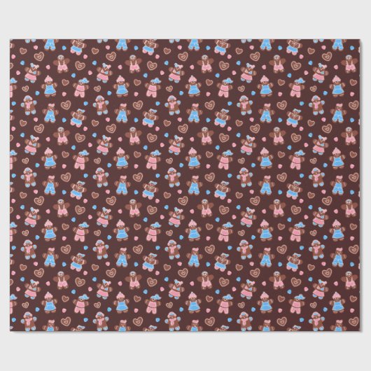 Gingerbread Joy Cadeaupapier (Vlak)