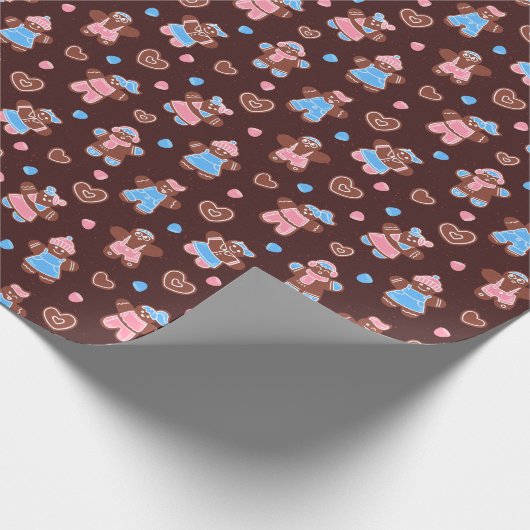 Gingerbread Joy Cadeaupapier (Hoek)