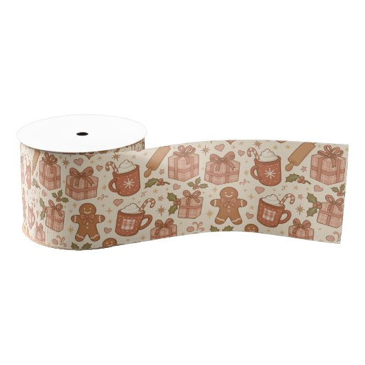 Gingerbread Joy Grosgrain Lint (Spoel)