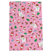 Gingerbread Joy Medium Cadeauzakje (Achterkant)