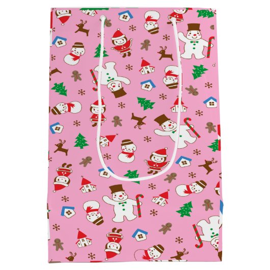 Gingerbread Joy Medium Cadeauzakje (Achterkant)