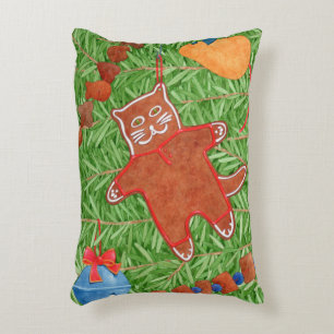 GINGERBREAD KAT accent kussen