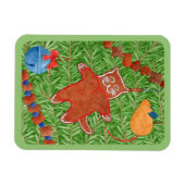 GINGERBREAD KAT Flexible Magnet Magneet (Horizontaal)